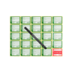 PAT Test labels 480 Pass 20 Fail Labels and Pen
