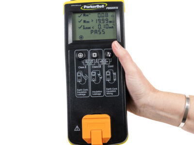 PB500 PAT Tester Screen